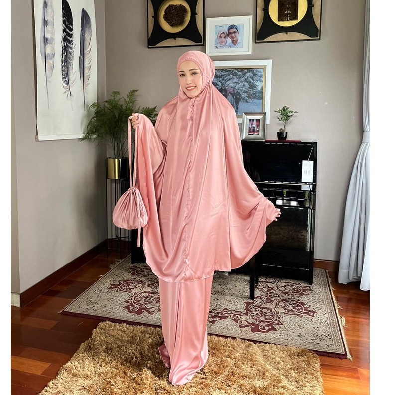 Radwah - Premium Sapphire Mukena Plain - Mukena