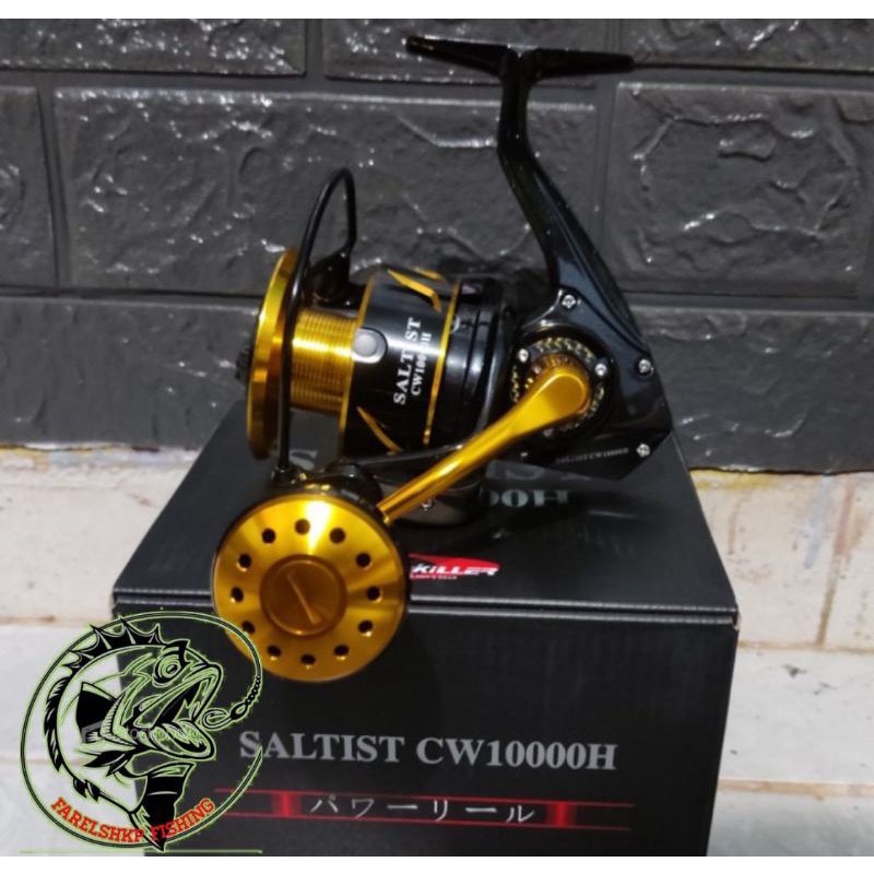 reel pancing laut lurekiller saltis CW1000H body metal