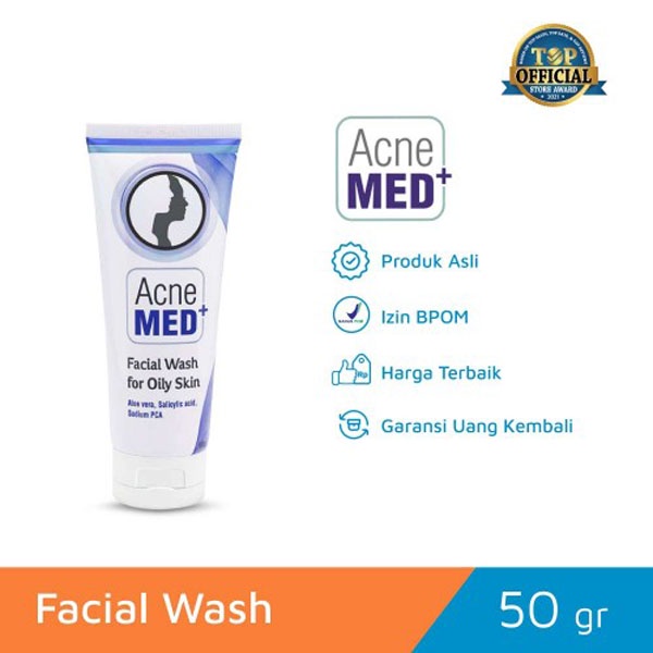 [50GR 100 gr] Pembersih Wajah Acnemed Facial Wash for Oily Skin Pembersih Muka Kulit Berminyak 50gr_Cerianti