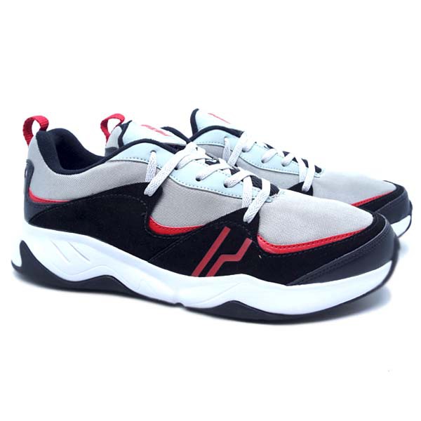PROMO Sepatu Casual Piero Quatro - Grey/black/white