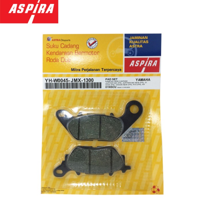 Aspira Kampas Rem Cakram Dispad Set Jupiter MX Mio Baru Vega ZR Vixion