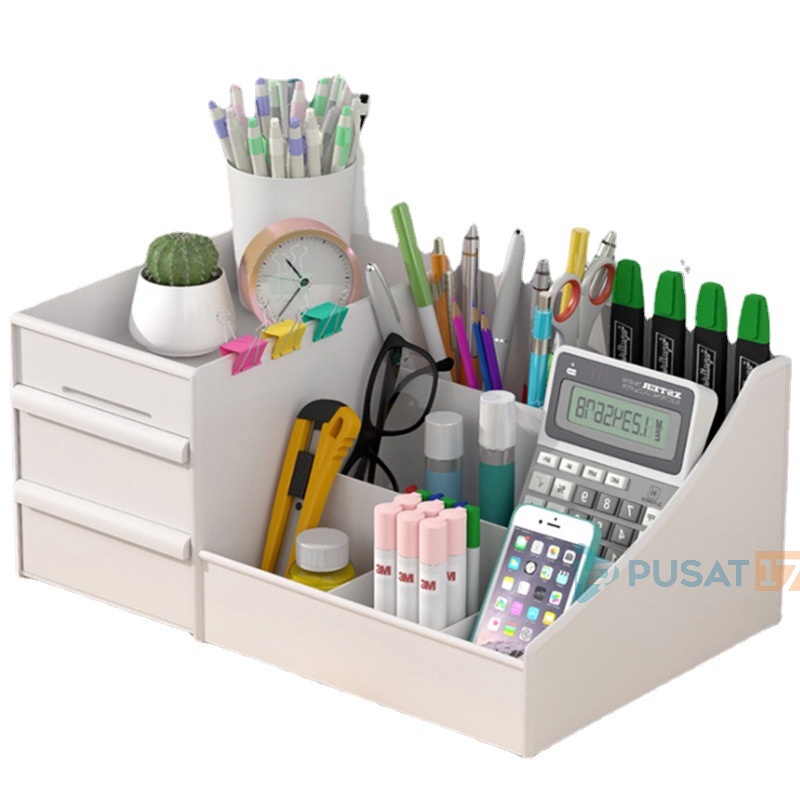 PUSAT17 RAK KOSMETIK DRAWER / KOTAK PENYIMPANAN MAKE UP COSMETIC STORAGE DRAWER BOX / KOTAK MAKEUP LACI RAK MAKEUP LACI-2