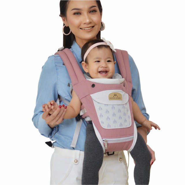 Gendongan Bayi Hipseat + Ransel 7 Fungsi Mom's Baby Mildy MBG 2019 / Aurora MBG2039