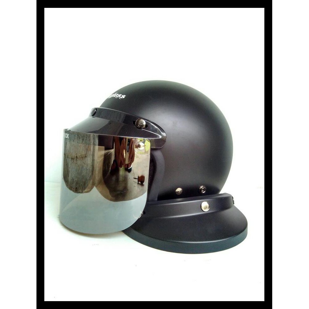 Kaca Flat/Visor Bogo Flat/Viso Retro Flat/Cakil Dll Flat Visor