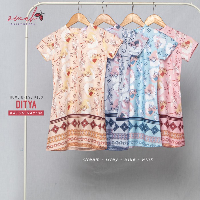 Home Dress Kids Ditya by Omah Daily