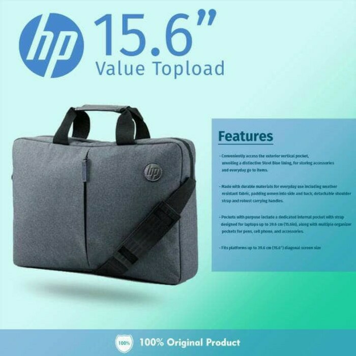 termurah original tas laptop hp size 14 - 15.6 inch 100% original