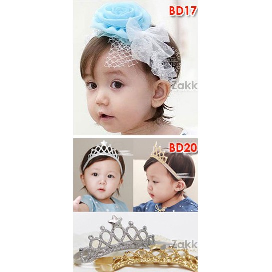 Bandana Anak Baby Bayi Unik Motif Renda Lucu Headband Bando Turban