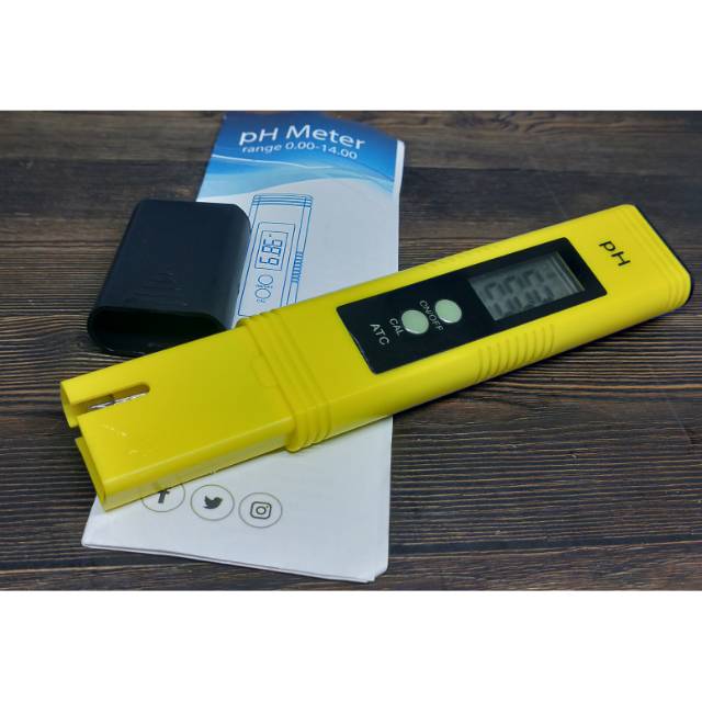 Cek Tester Digital PH Meter Air Alat Hidroponik aquarium Air Minum Ukur PH Air Akuarium Tester