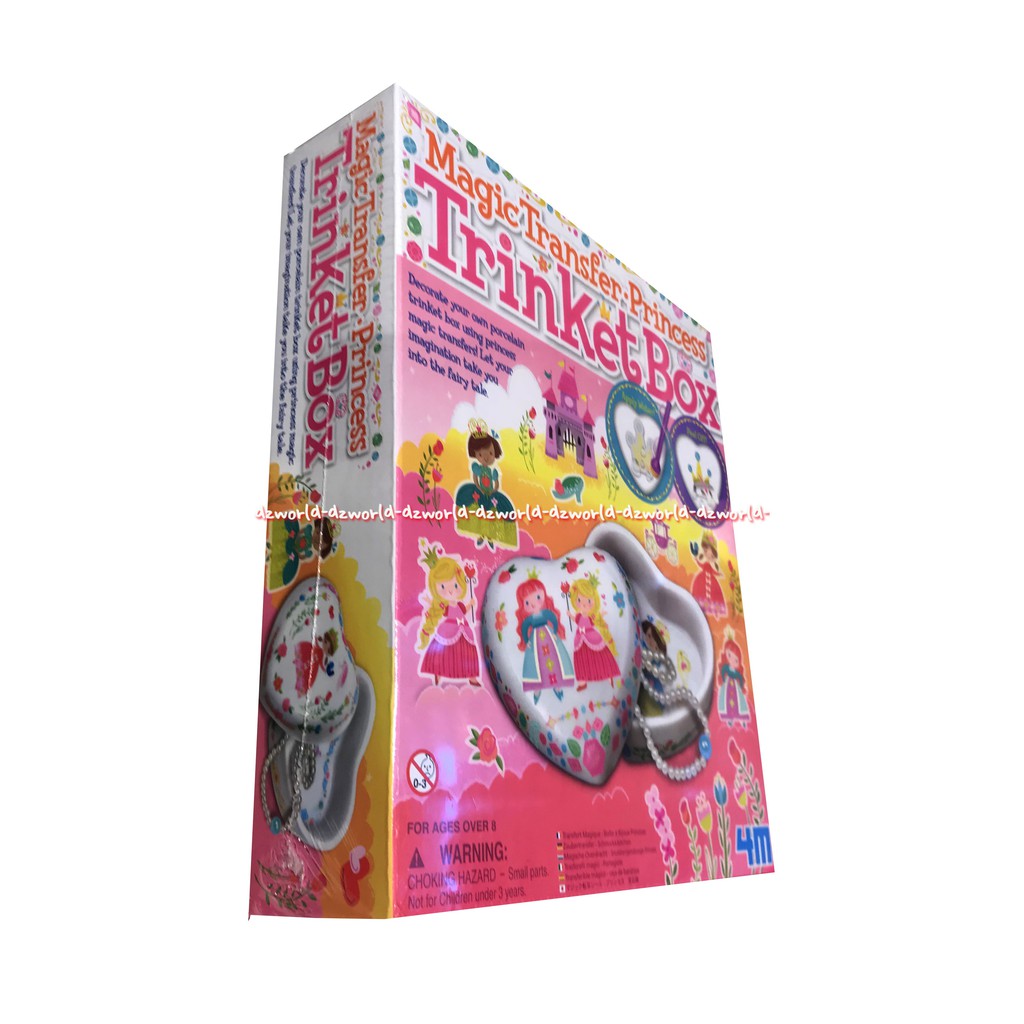 Magic Transfer Princess Trinket Box 4M Membuat Menghias Kotak Perhiasan