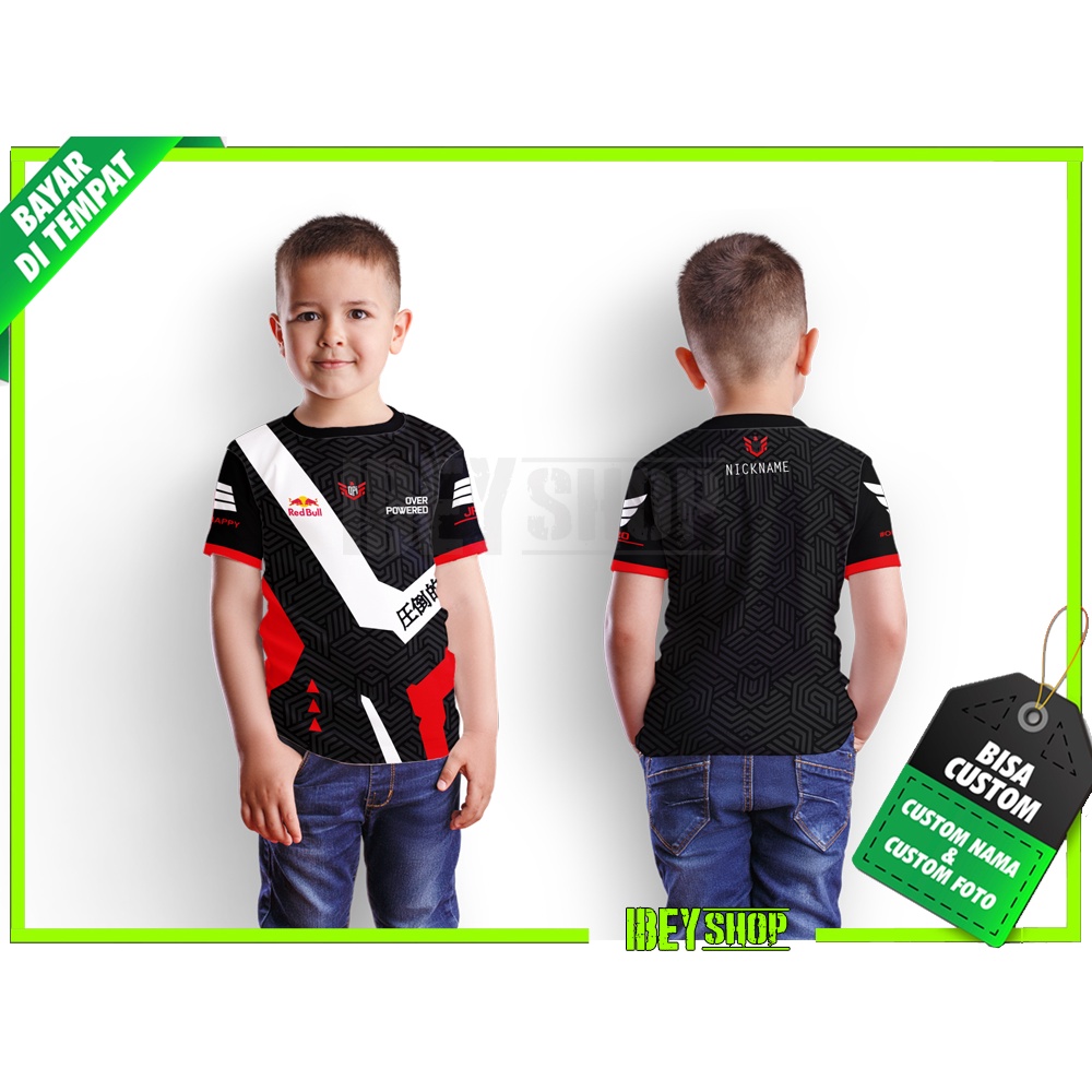 Baju Kaos OPI ESPORT Anak GAMING Home 2022  Full Printing Sublime Custom Premium