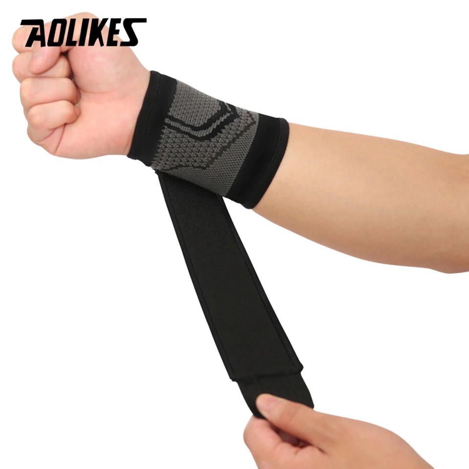 AOLIKES 7537 Wrist Support / Wrist Wrap Sleeve / Wristband - Deker Pelindung Pergelangan Tangan