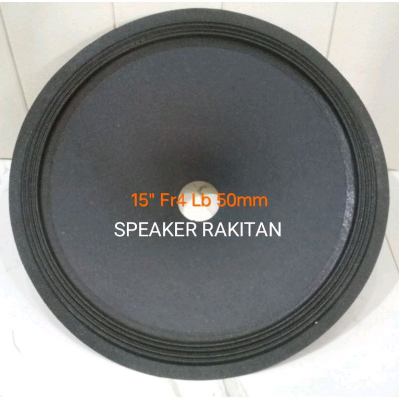 Daun speaker 15 inch Fullrange Polos Lubang 2 inch .2pcs