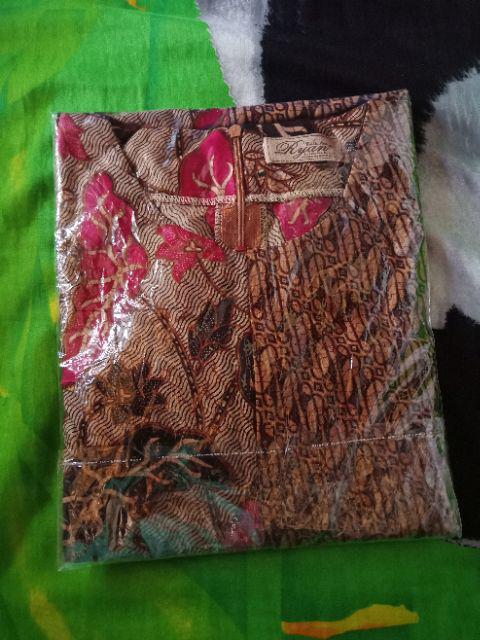 Tunik Seling Parang Daun / Tunik Batik Cantik Modern / Batik Tunic Seragam Batik Kantor Wanita