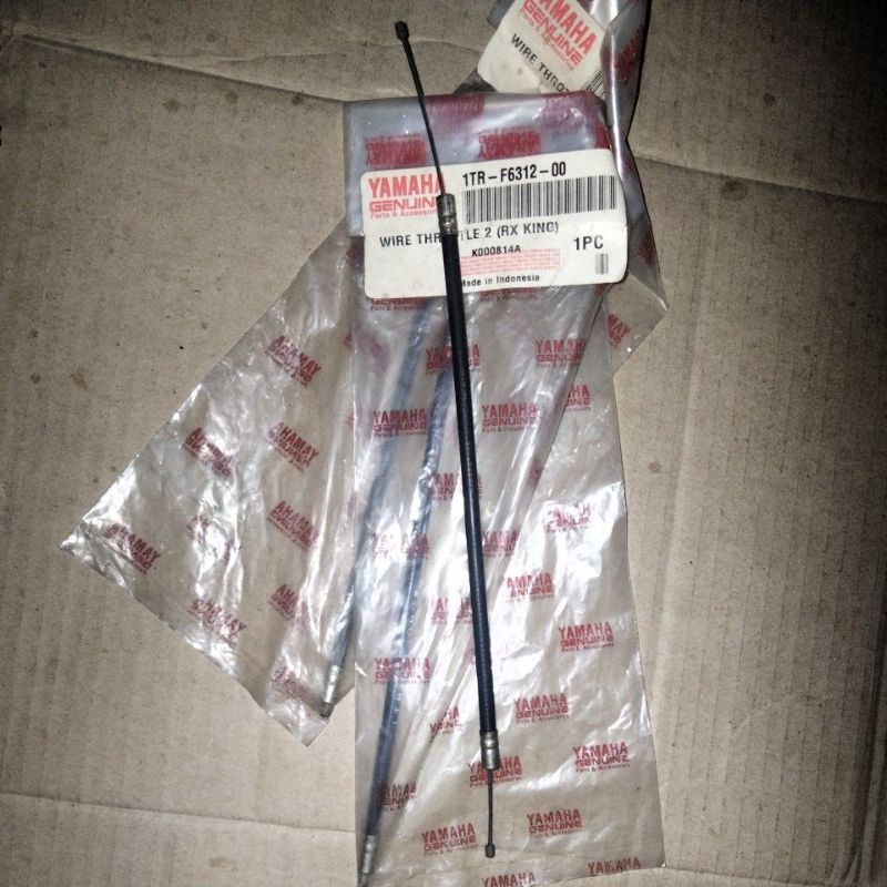 WIRE THROTTLE 2 / KABEL SELING GAS BAWAH RX KING ( 1TR-F6312-00 )