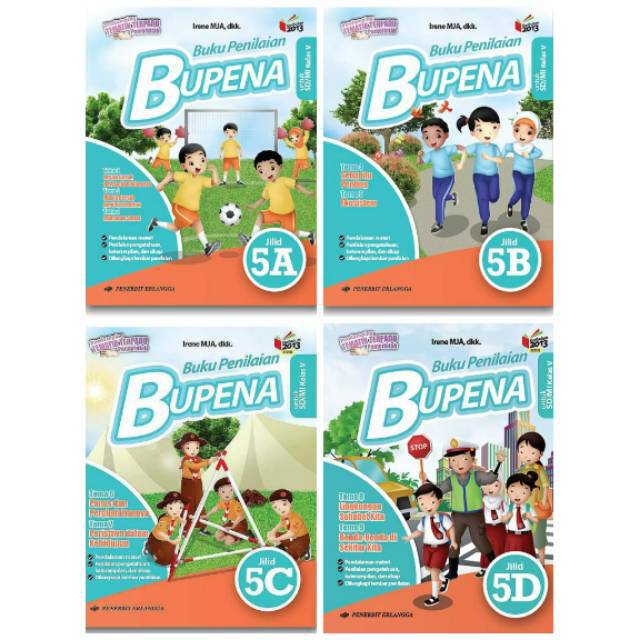 Bupena 5a 5b 5c 5d Buku Penilaian Kelas 5 Sd Mi K13n Revisi Shopee Indonesia