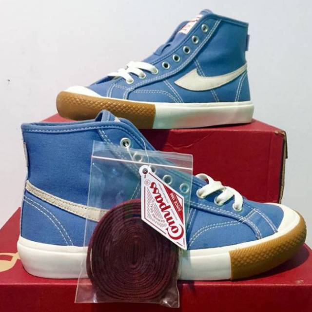  SEPATU  COMPASS  GAZELLE HI BLUE SKY Shopee Indonesia