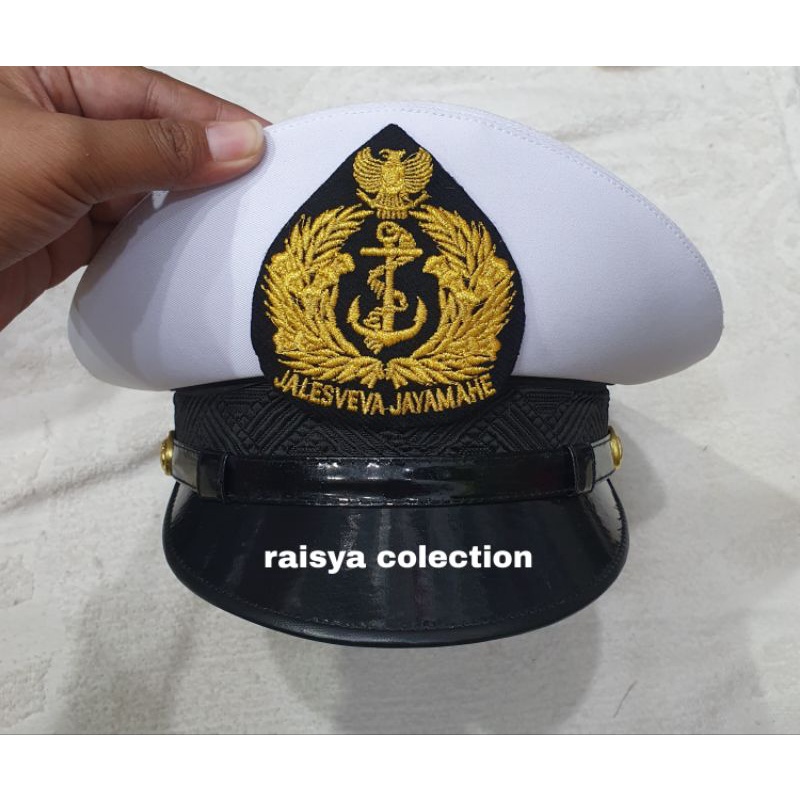 topi pet pdu tni al / topi pet tni al