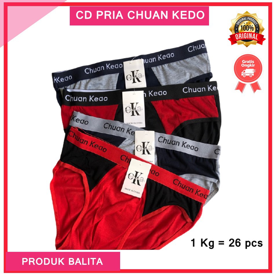 CD PRIA CELANA DALAM CHUAN KEDO FEMA SEMPAK IMPORT MODEL SPORTY BAHAN KAOS