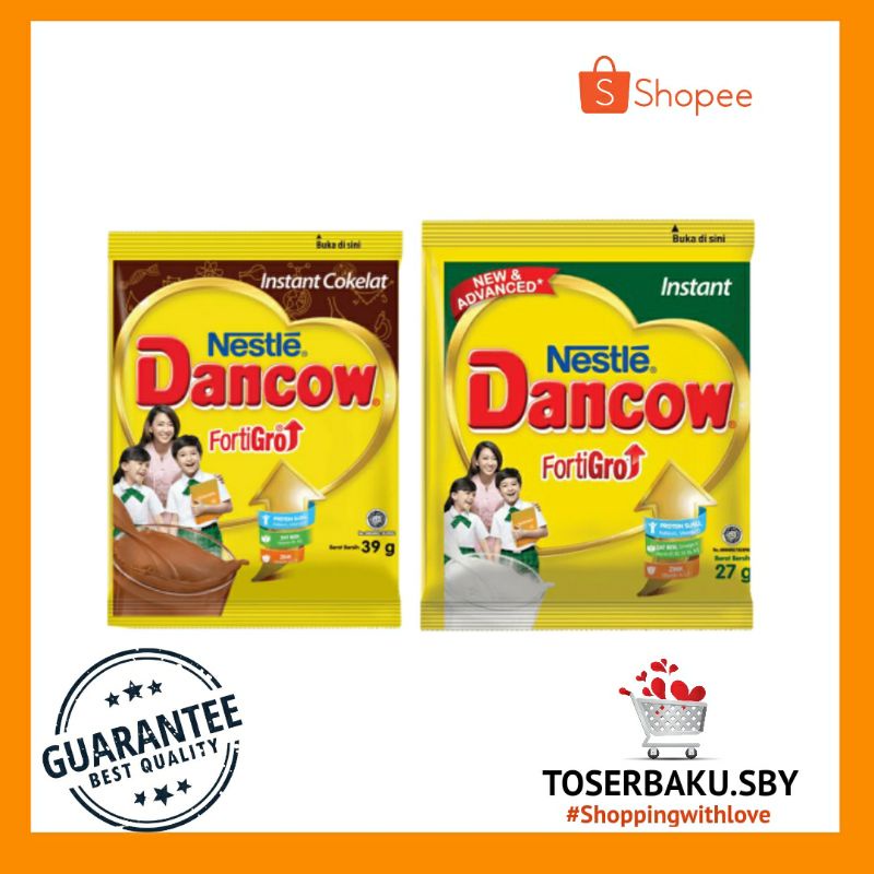 

DANCOW SUSU BUBUK ECER All Variant 27 g / Susu Sachet / Agen Trusted / Toserbaku Surabaya