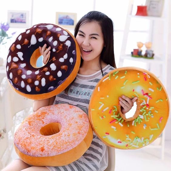 Boneka bantal Donat bulat terbaru/MURAH lucu dan imut bikin ngiler