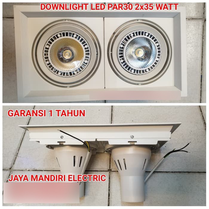 DOWNLIGHT KAP HALOSPOT LED PAR30 COB 2x35 WATT 2 x 35W 2x35watt 2x35w
