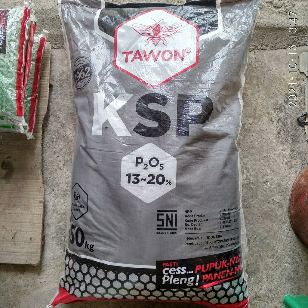 Pupuk phosphate KSP Cap Tawon 50kg