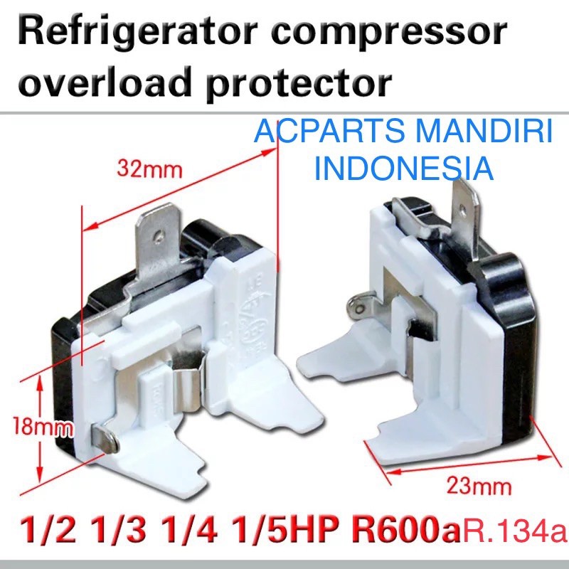 overload kulkas klixon model gepeng