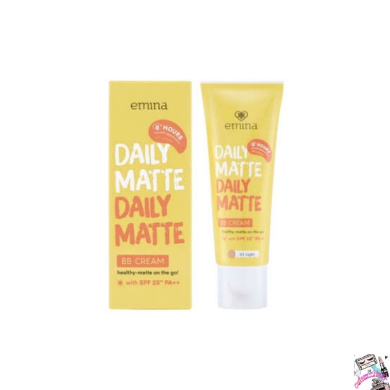 ☃Cutezz_Ching1☃Emina Daily Matte Bb Cream SPF 25 PA++ 16g