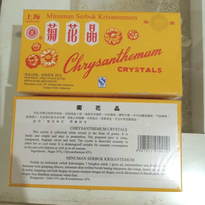 

Bb0621D Chrysanthemum Christals Teh Kembang / Chi Wa Ching Kotak Isi 10 Sachet 0547771