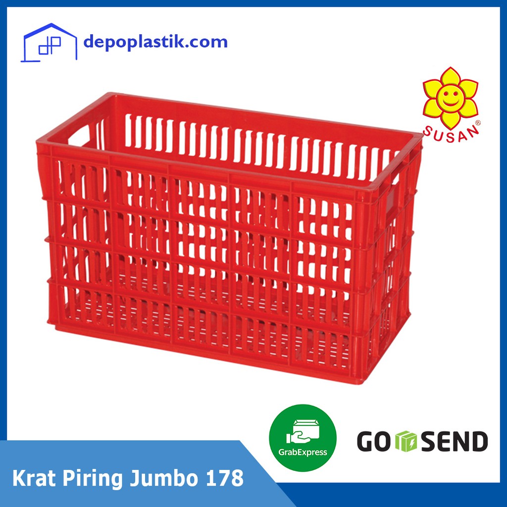 Krat Piring Jumbo 178 / Keranjang Piring Jumbo / Krat Piring Plastik