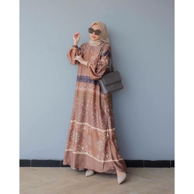 GAMIS Matt Maxmara Lux  MUSLIMAH KONDANGAN LEBARAN HAJATAN GLAMOUR MEWAH DRESS MODIS MODERN GAUN MAX
