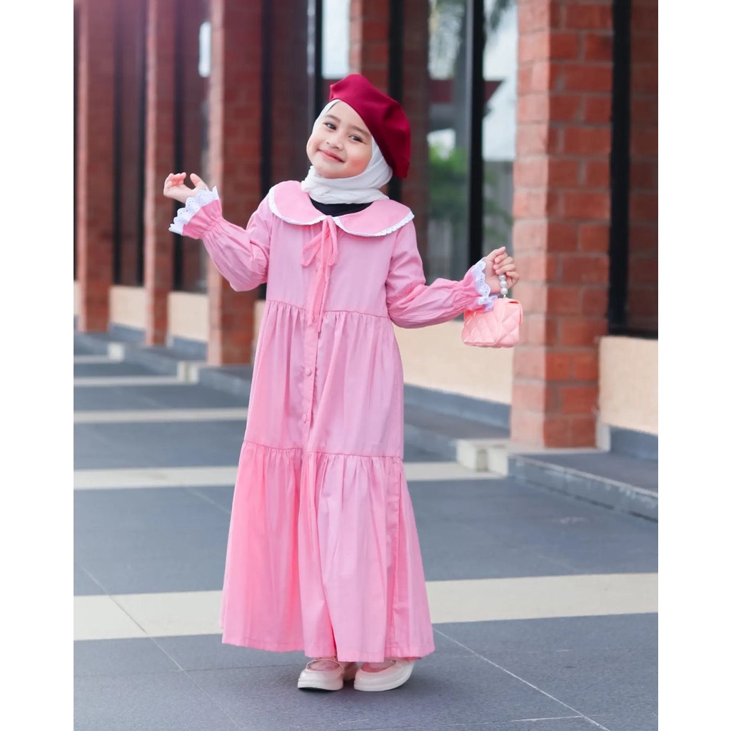 Grosir GAMIS ANAK PEREMPUAN ZARINA USIA 3-5 TAHUN Keren