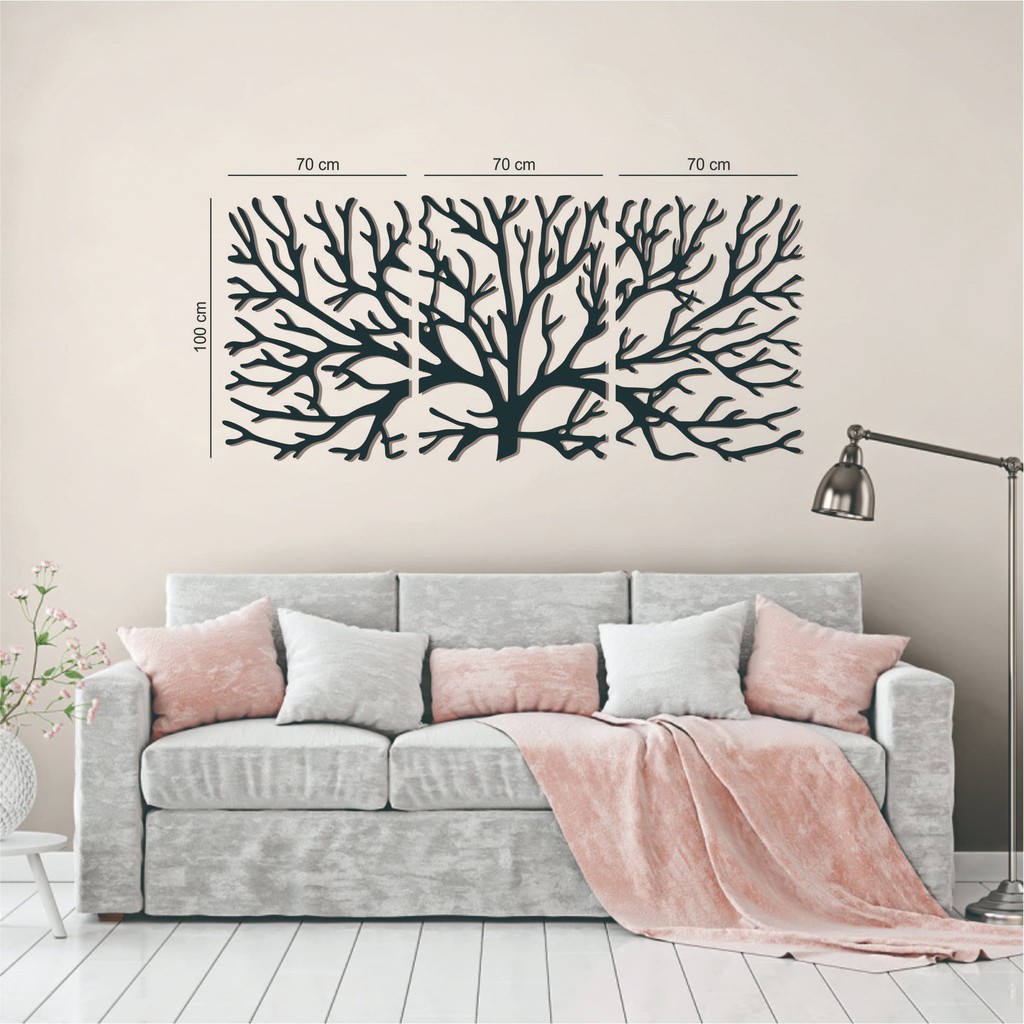 HIASAN DINDING LASER CUTTING POHON