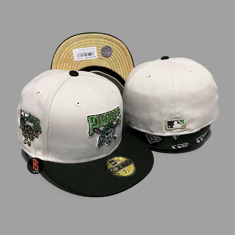 TOPI NEW ERA ORIGINAL 5950 ASG 2006 PITTSBURGH PIRATES CHROME BLACK UV GOLD