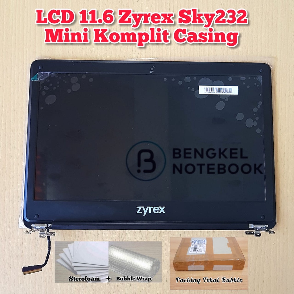 LCD 11.6 Zyrex Sky232 SKY232S Mini Komplit Casing