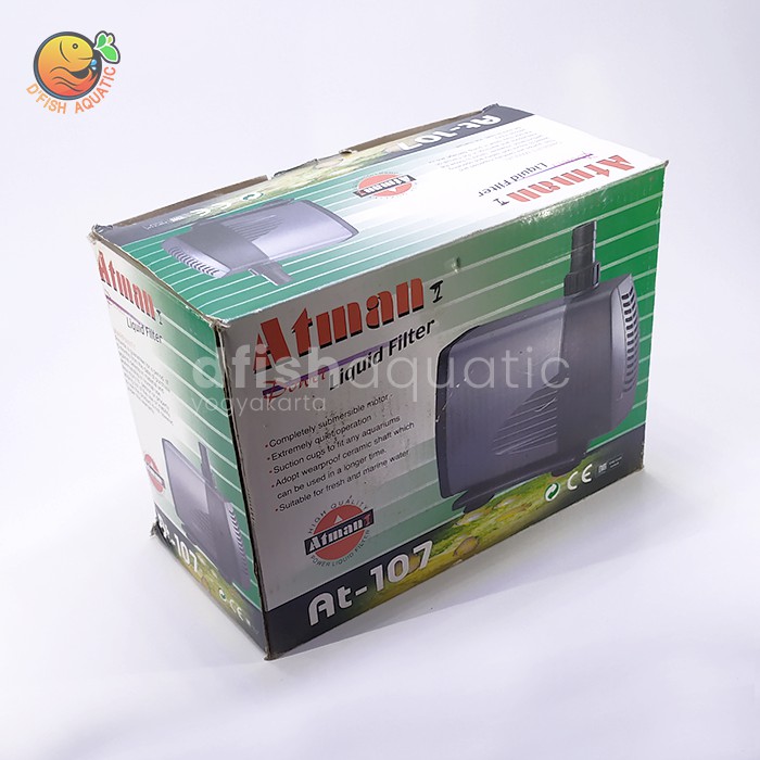 Pompa Filter Aquarium Kolam / Atman AT-107