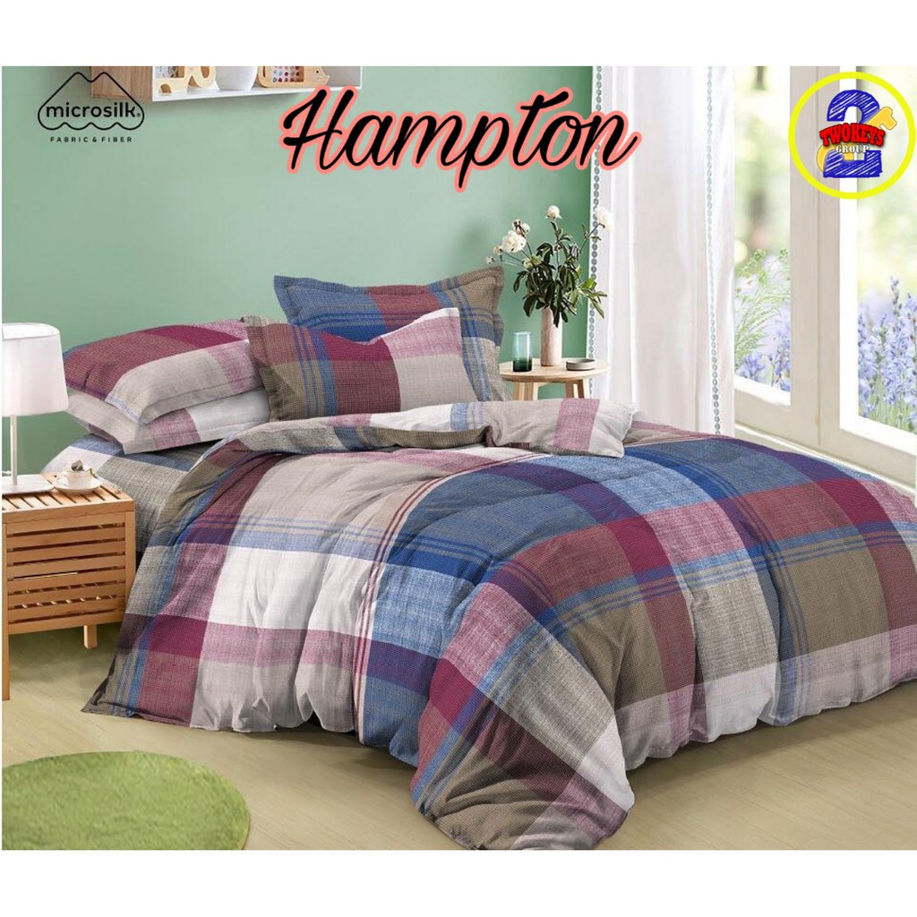 Sprei KENDRA 200x200 Tinggi 30 - Hampton Impression Paddington Paradis Tetris