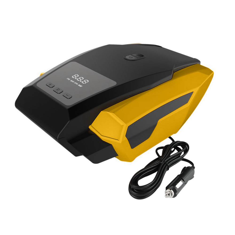 Taffware Inflator Pompa Mobil Elektrik Serba Guna 150PSI - Htm/Kuning