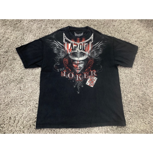 Baju Kaos Tshirt Tapout The Joker Smack down Vintage Original