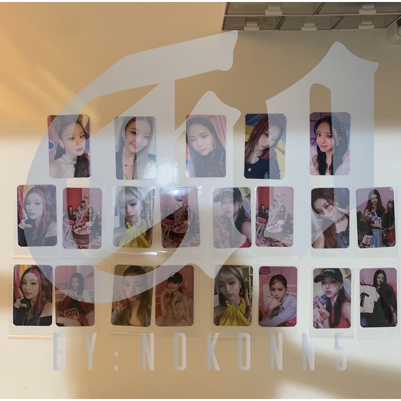 Photocard PC Benefit Bene Mecima JYP Itzy Crazy in Love CIL Yeji Lia Ryujin Chaeryeong Yuna