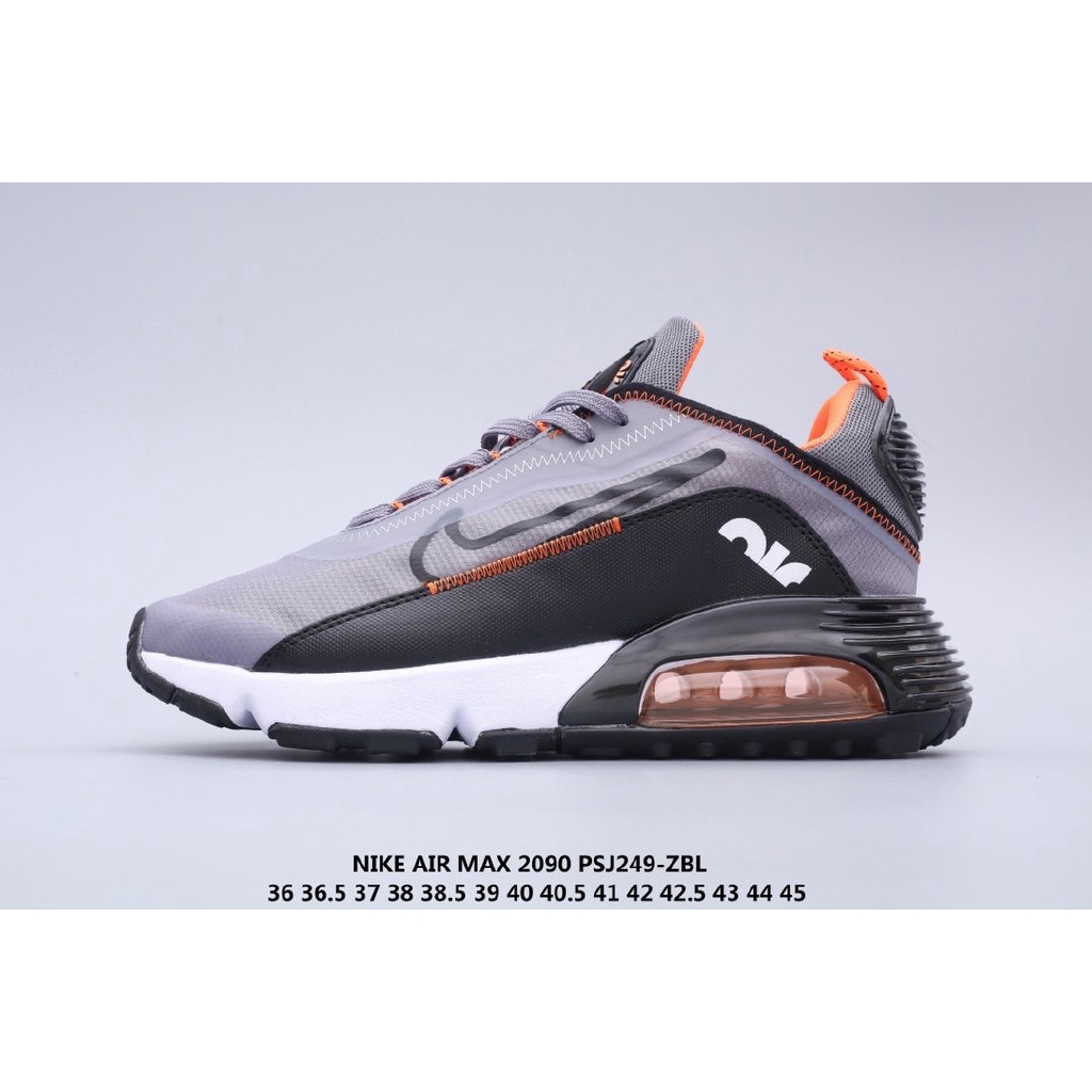 gray and orange sneakers