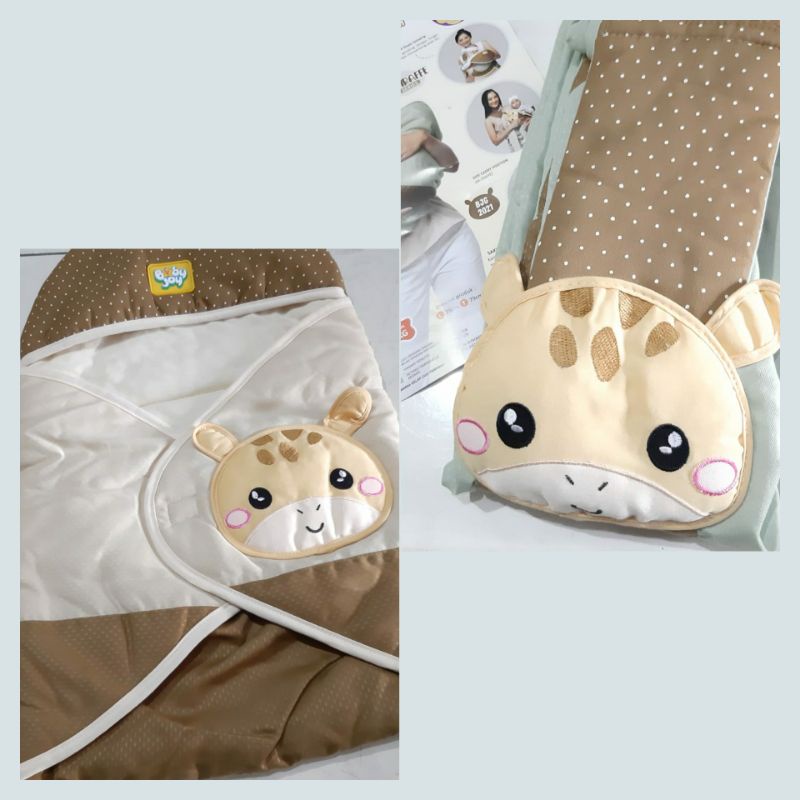 a/i ,aj ,r/m ,BJG2021 , BJB5020, BJT1043 , GENDONGAN SAMPING , SELIMUT TOPI , TAS MEDIUM GIRAFFE BY BABY JOY