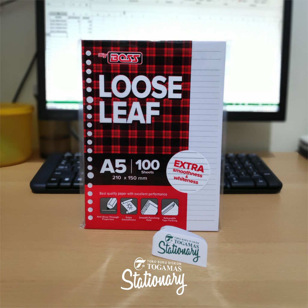 

LOOSE LEAF A5 100 BIG BOSS / LOOSE LEAF A5 100 POLOS BIG BOSS