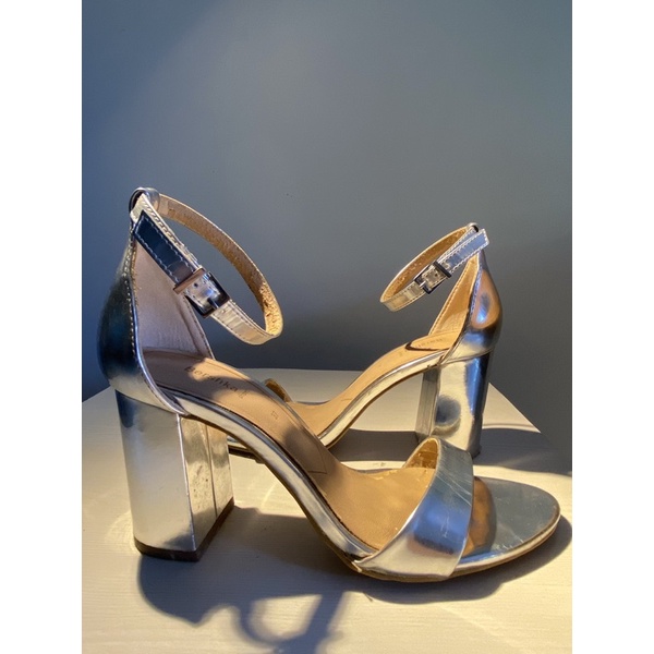 Preloved Bershka Heels (Silver)