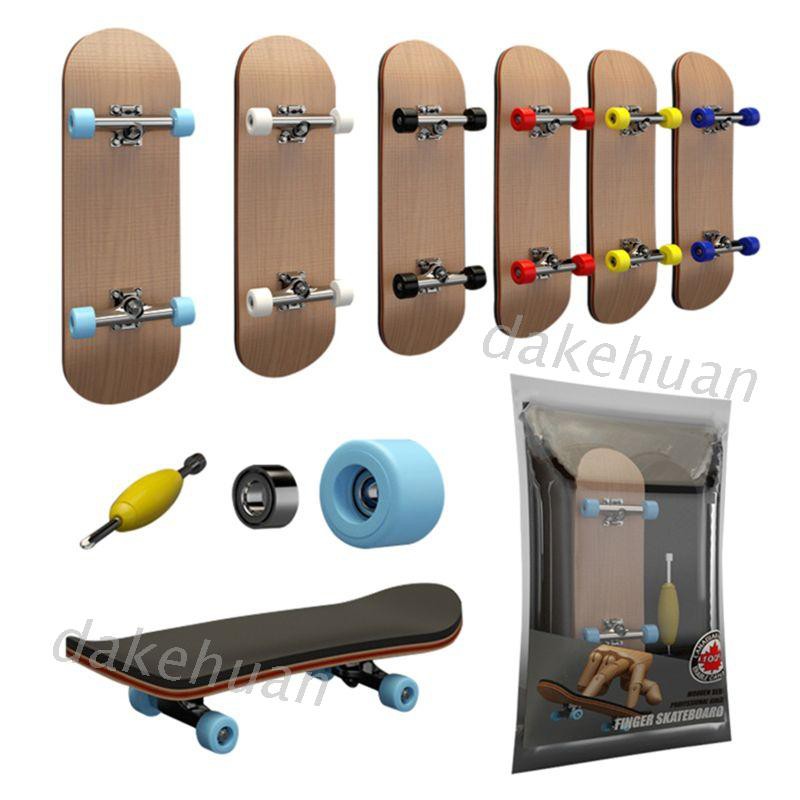 Dk Toy Finger Skateboard Wooden Fingerboard Toy Professional Stents Finger Skate Set Shopee Indonesia