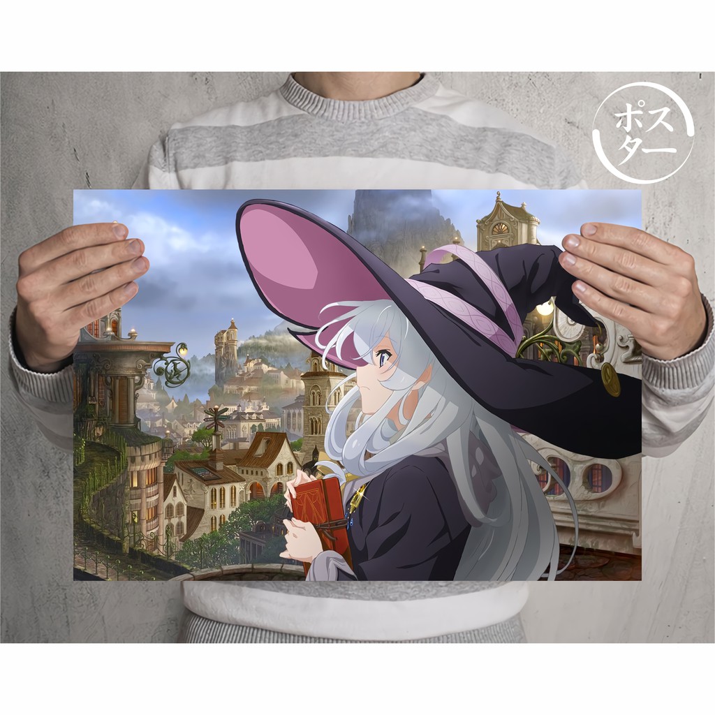Koleksi Poster Anime Majo no Tabitabi - Elaina - Size A3+-Elaina B