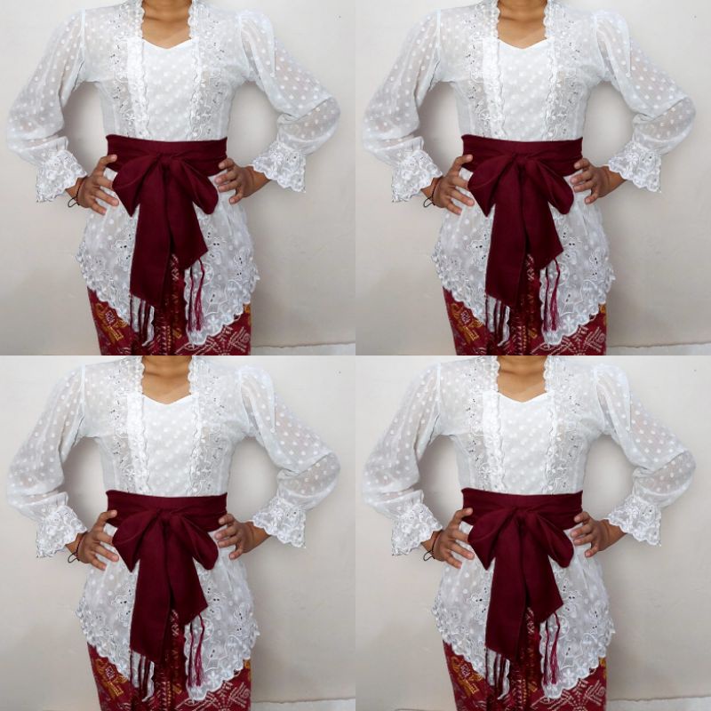 KEBAYA URAGIRI BORDIR TANGAN KERUT | KEBAYA MODERN | KEBAYA RUBIAH | KEBAYA BALI