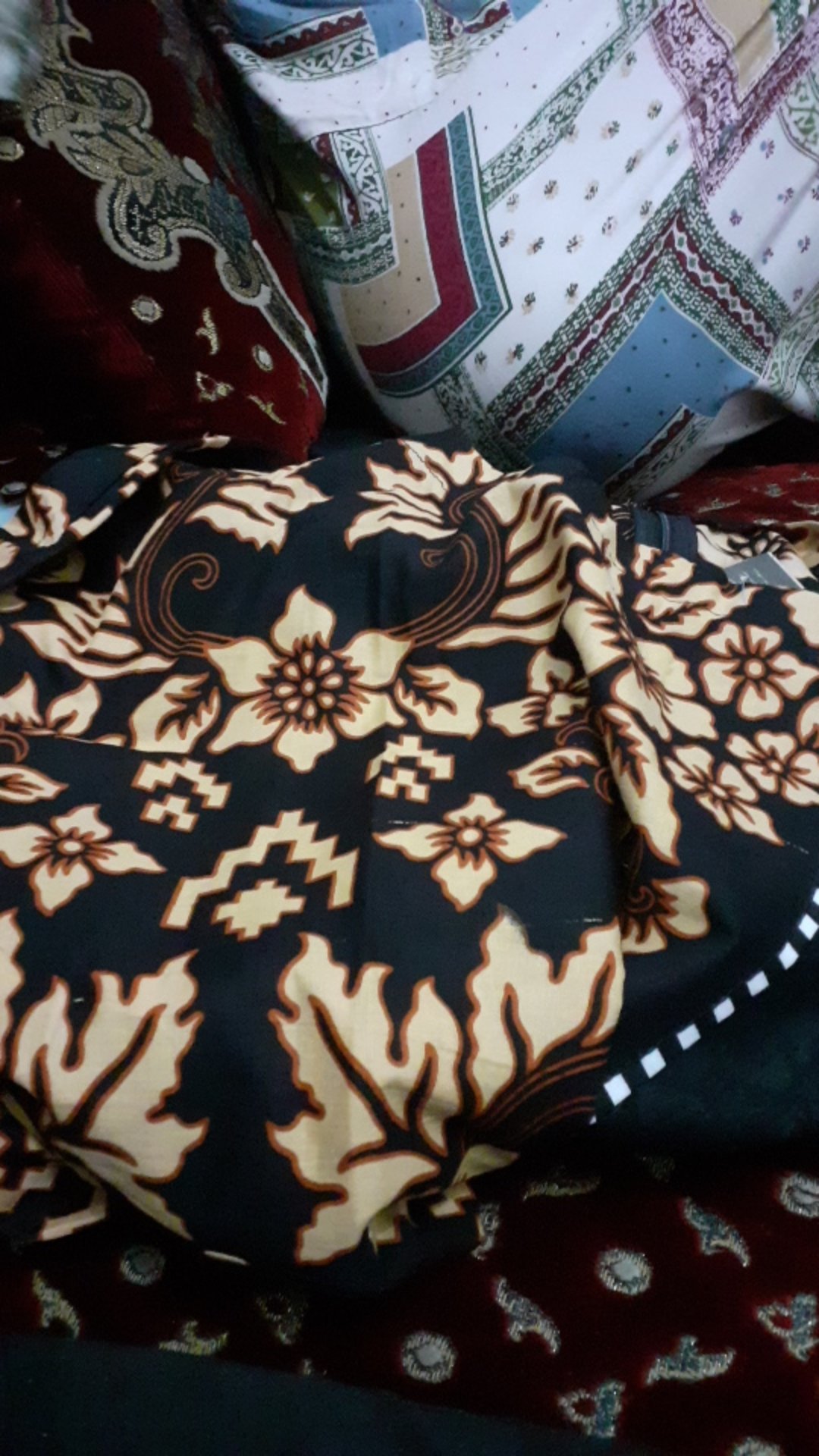 [ Terbaru ] Gamis Batik Jumbo Big Size Ld 130cm Termurah Terlaris Gamis Batik Sekar Wangi Original
