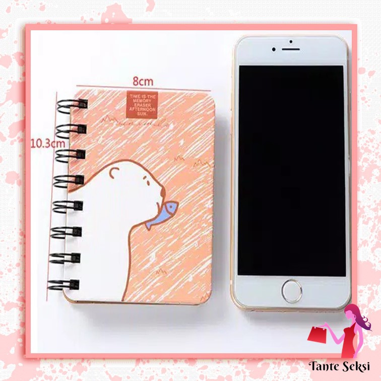 

Note Book Buku Tulis Catatan Kecil Karakter Lucu Mudah Dibawa