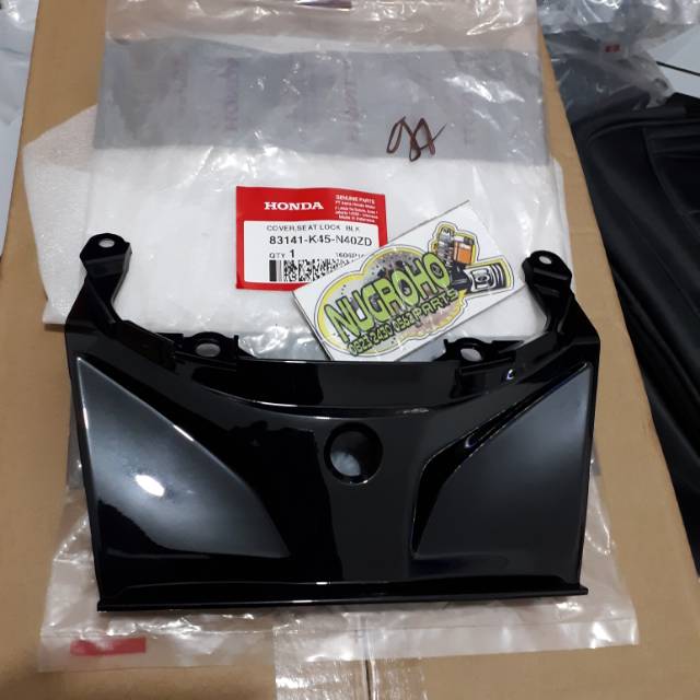 Cover Seat Lock Hitam New CBR150R K45G K45N (83141K45N40ZD)